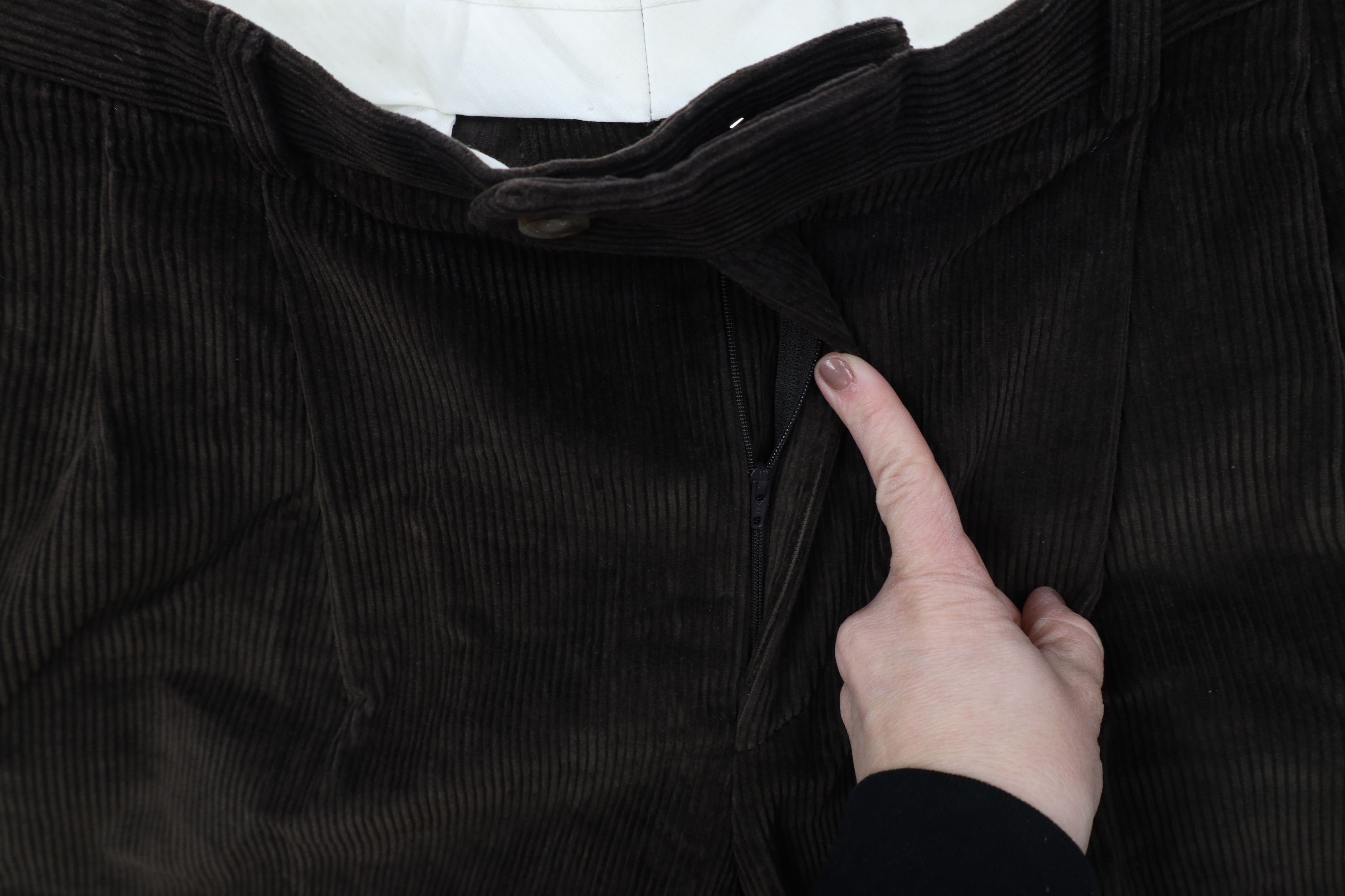 Vintage Vintage 90s Streetwear Heavy Wide Leg Corduroy Chino Pants Size US 36 / EU 52 - 6 Thumbnail