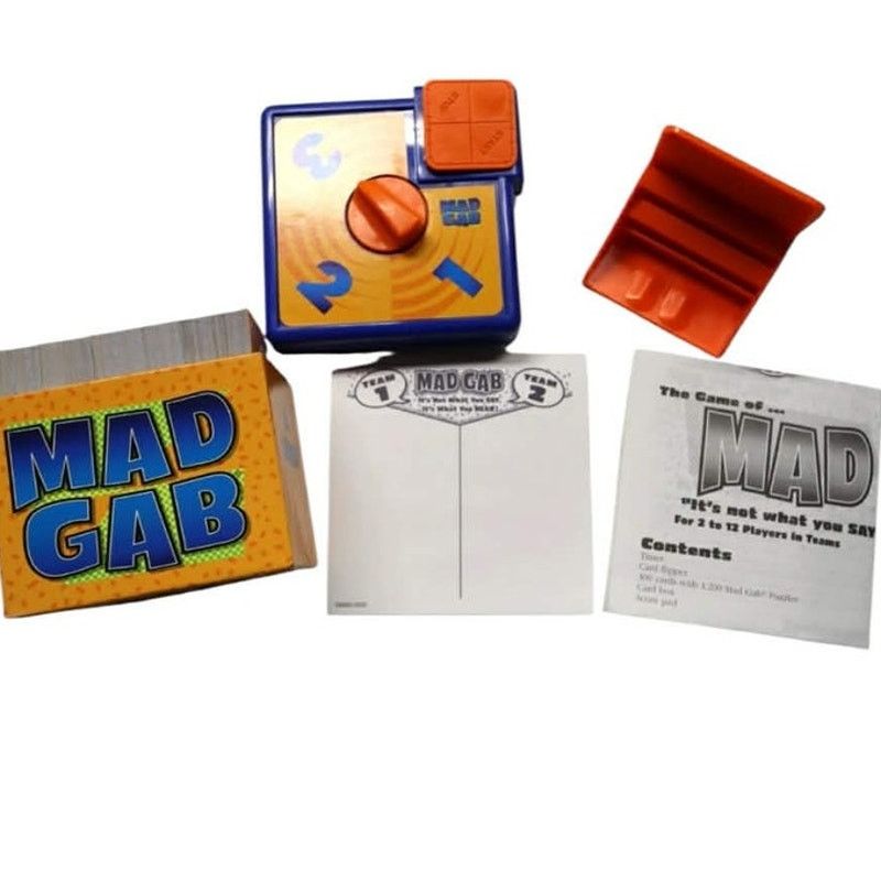 Other Mad Gab Game Adult Family Humor Word Party 100% COMPLETE Size ONE SIZE - 3 Thumbnail