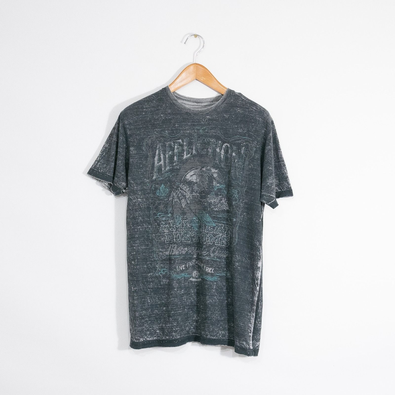 Affliction Vintage Y2K Affliction T Shirt Mens Large - Thin Distressed Size US L / EU 52-54 / 3 - 1 Thumbnail