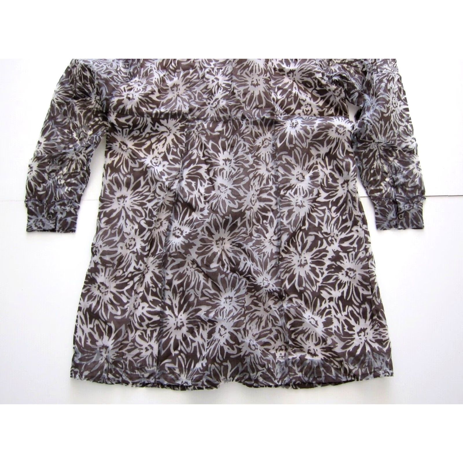 Vintage NWT Rancho Estancia Floral Long Sleeve Tunic Mini Dress XX NWT Size XXL / US 16-18 / IT 52-54 - 6 Thumbnail