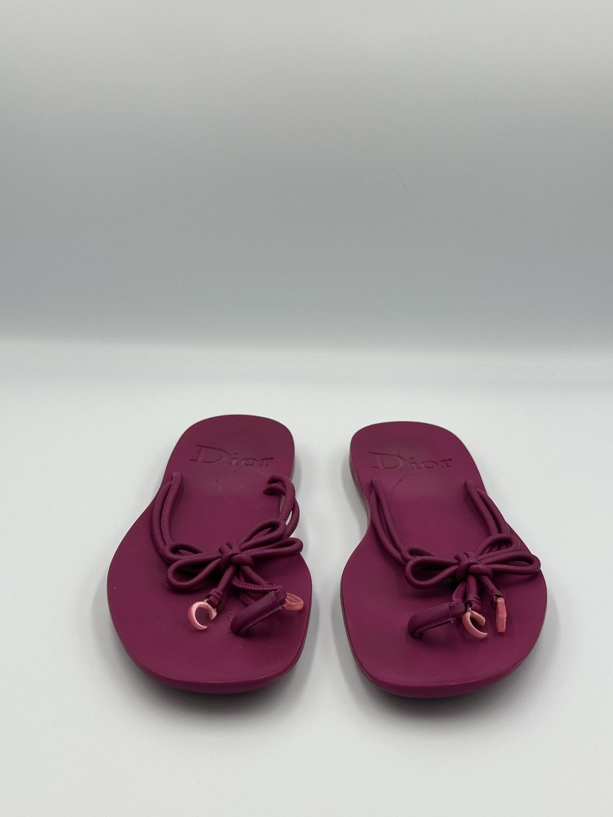 Dior Dior rubber flip flops thongs with box and dustbag Size US 6 / IT 36 - 5 Thumbnail