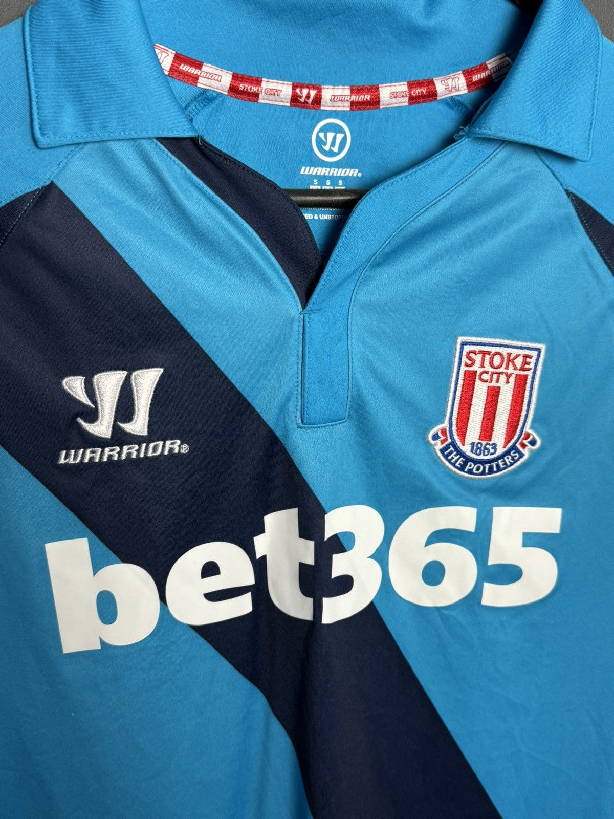 Warrior Stoke City 14/15 Away Football Long Sleeve Jersey Size US S / EU 44-46 / 1 - 3 Thumbnail