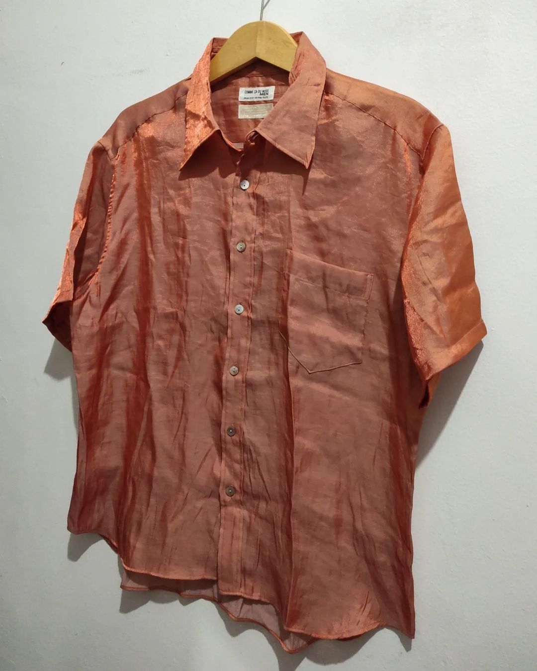 Comme Ca Ism × Japanese Brand Commecadumode Brik Red Vintage Shirt Size US M / EU 48-50 / 2 - 4 Thumbnail