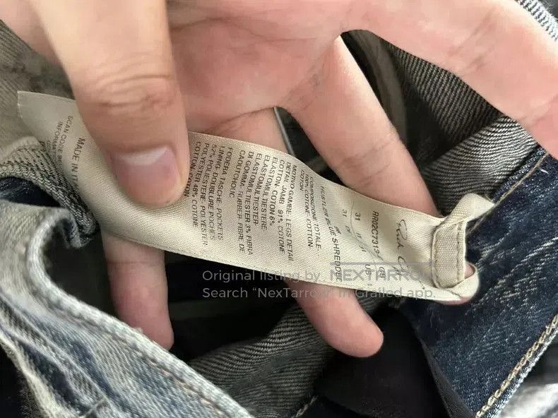 Rick Owens Rick Owens Bolan Banana Distressed Jeans. Size US 31 - 2 Thumbnail
