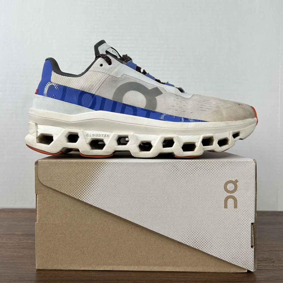 On On Running Cloudmonster Frost Cobalt White/Blue Women 9.5 Size US 9.5 / IT 39.5 - 1 Thumbnail