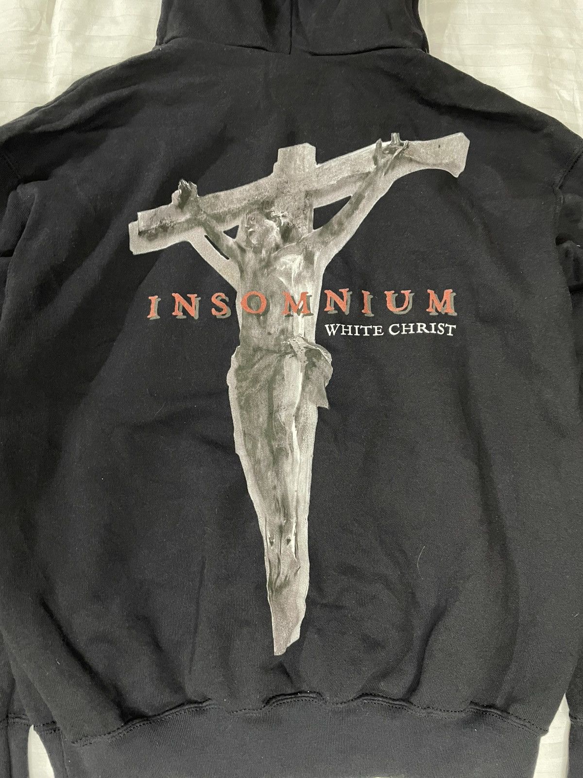 Band Tees Vintage Rock Band Insomnium White Christ Hoodie Size US M / EU 48-50 / 2 - 2 Thumbnail