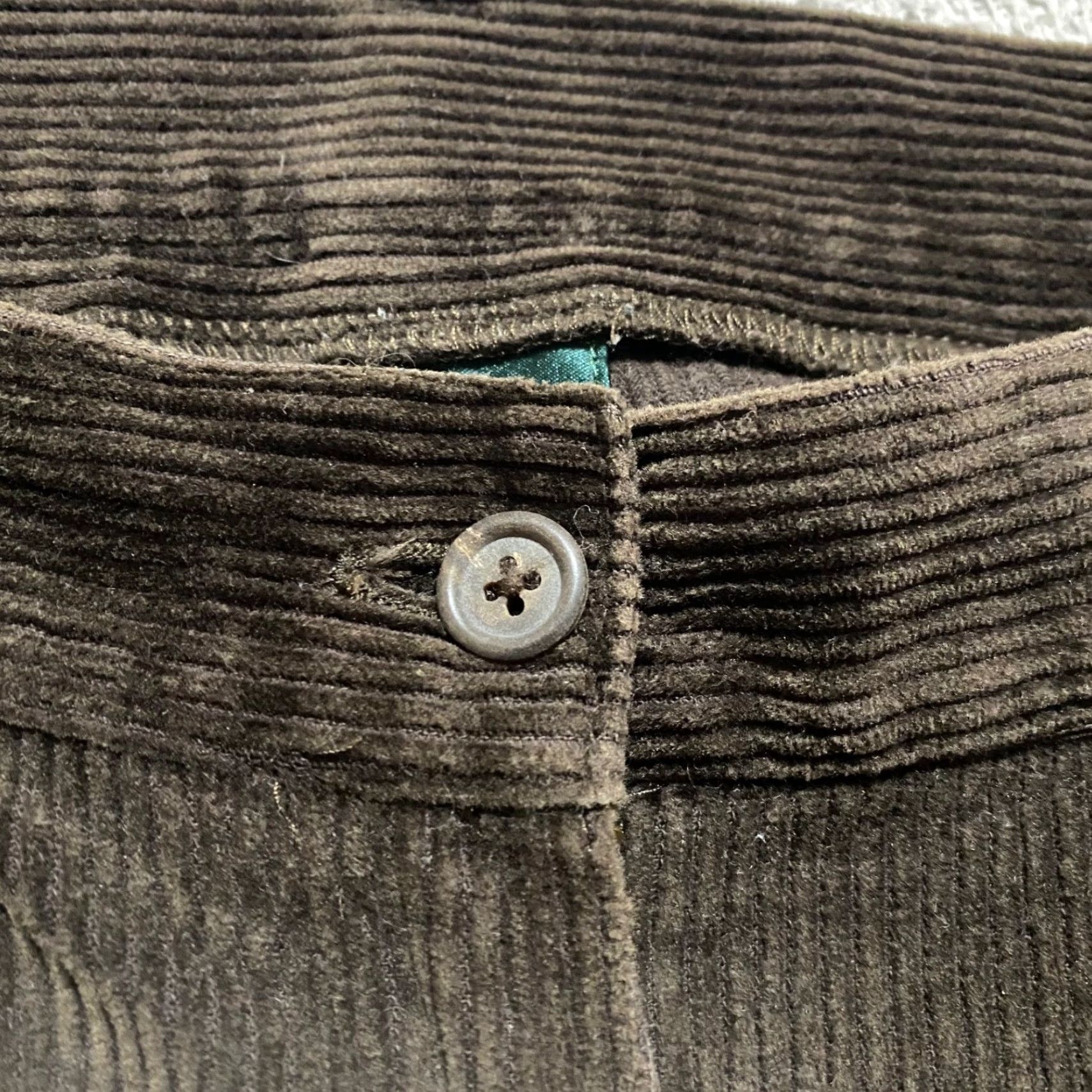 Ralph Lauren Lauren Ralph Lauren Pants Womens 14W Plus Corduroy Brown Straight High Rise Vintage: No (adjust) Size 36" / US 14 / IT 50 - 4 Thumbnail