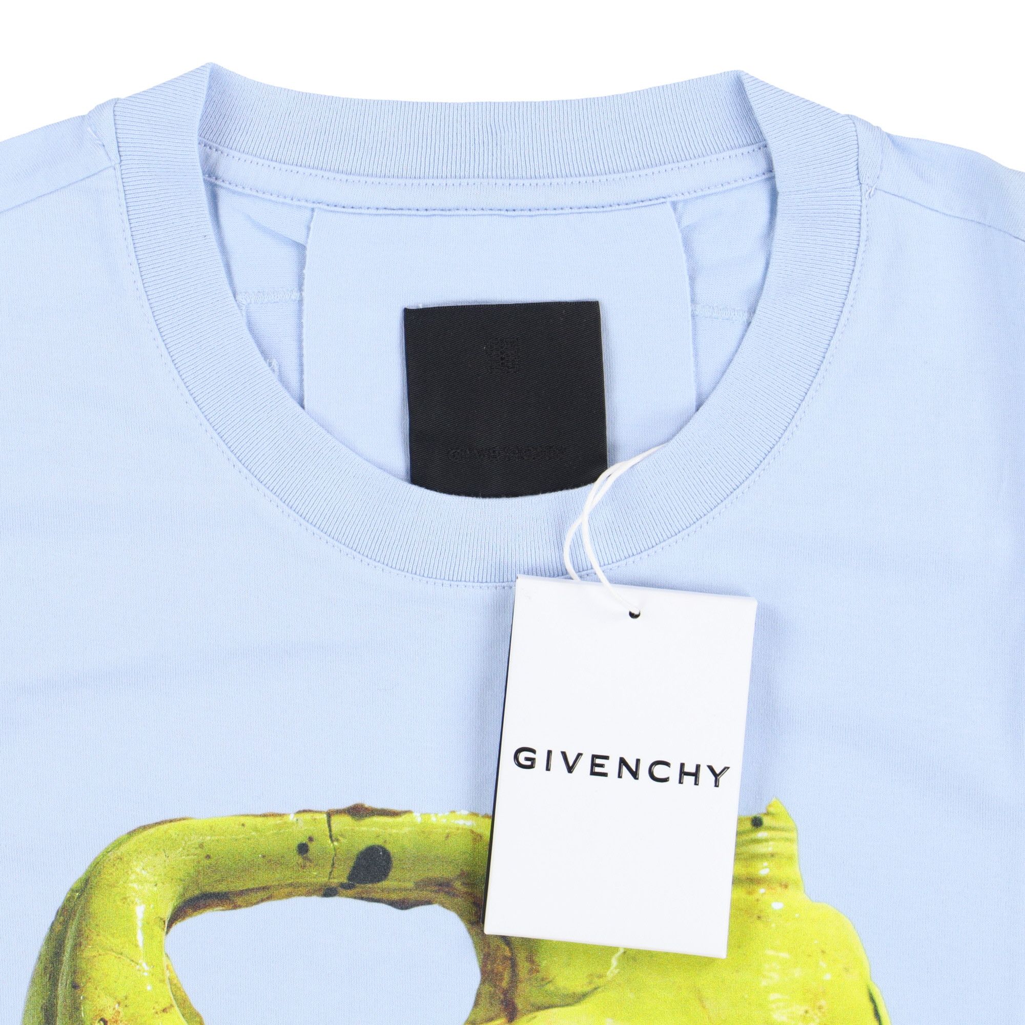 Givenchy x Josh Smith Blue Jerry Can Embroidered Logo T-Shirt Size L / US 10 / IT 46 - 7 Thumbnail