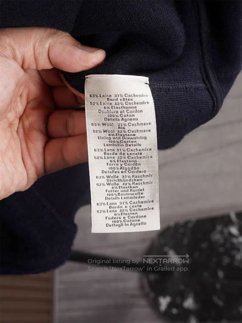 Hermes Hermes Men's Cashmere Hooded Jacket Size US M / EU 48-50 / 2 - 8 Thumbnail