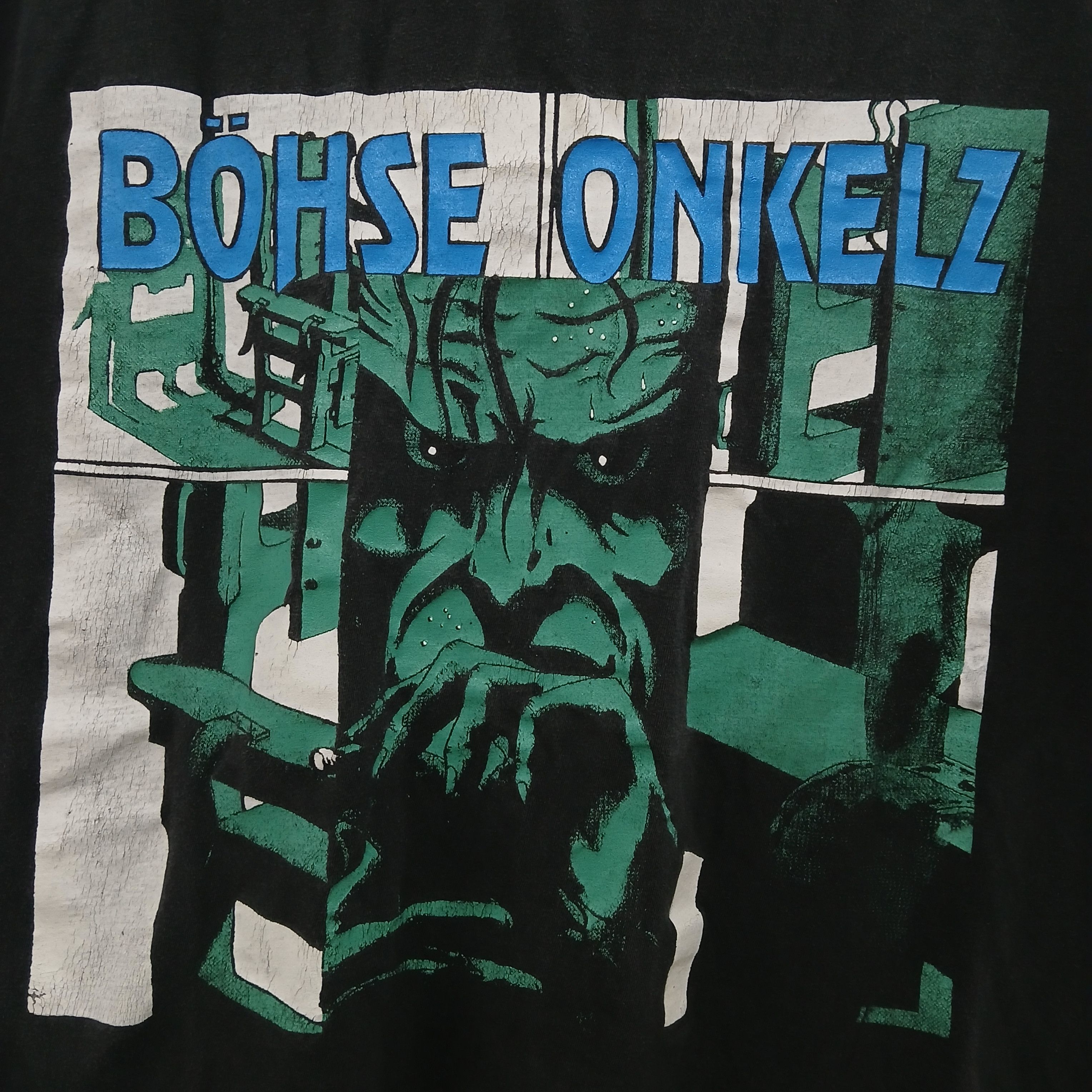 Vintage BÖHSE ONKELZ Band Vintage Europe Tee 90's Size US XL / EU 56 / 4 - 3 Thumbnail