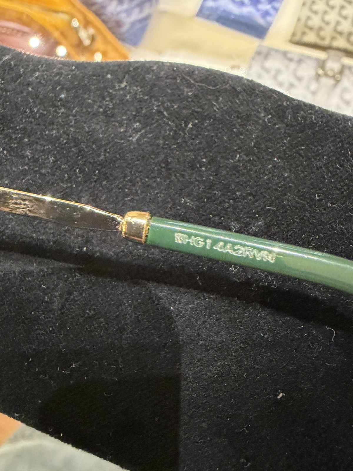 Gucci Gucci Gold Thin Frame Glasses Size ONE SIZE - 6 Thumbnail