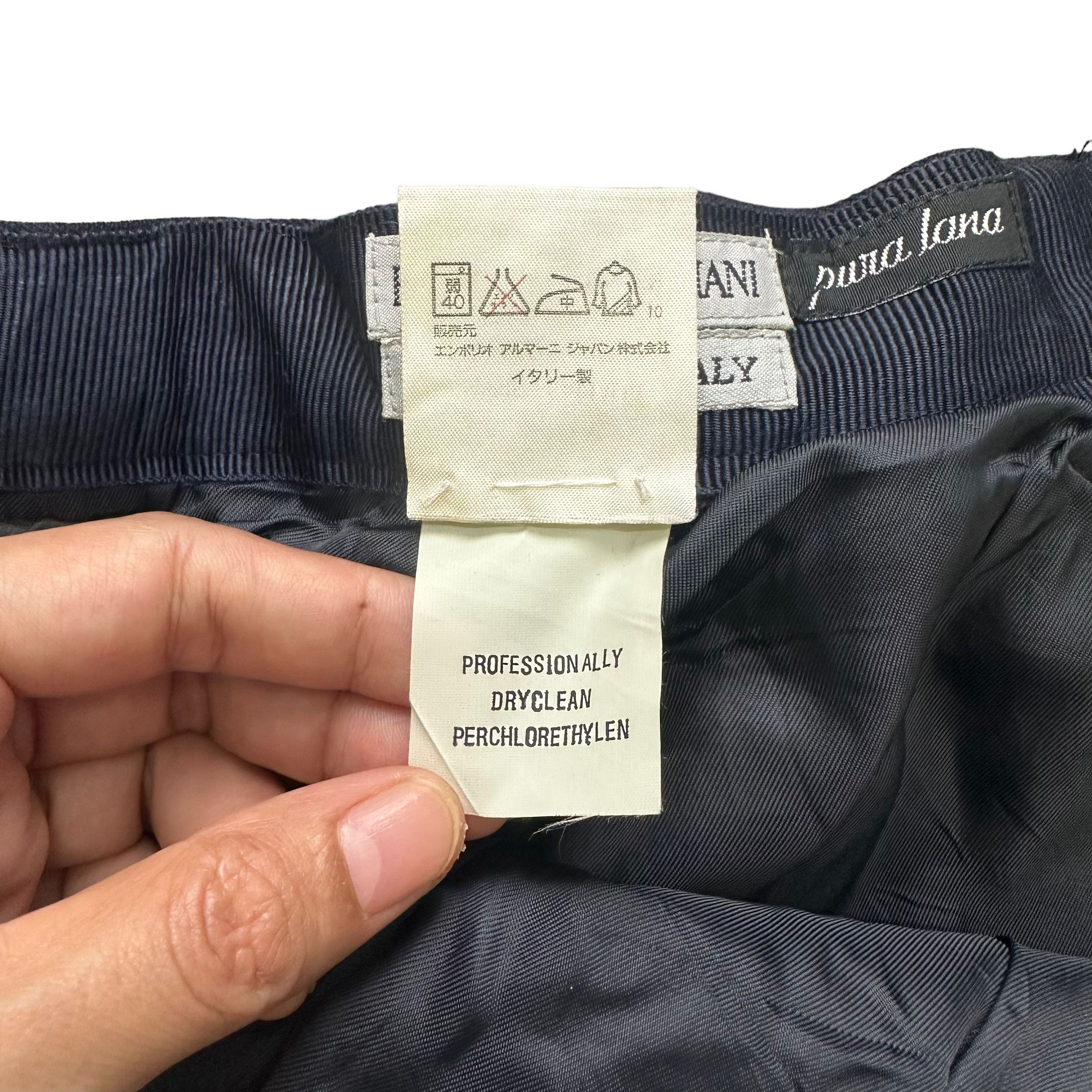 Emporio Armani EMPORIO ARMANI WOOL MINI SKIRTS #7734-167 Size 23" - 7 Thumbnail