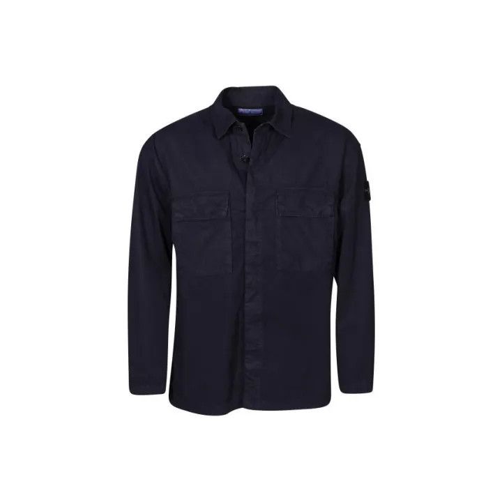 Stone Island Navy Blue Pocket Jacket