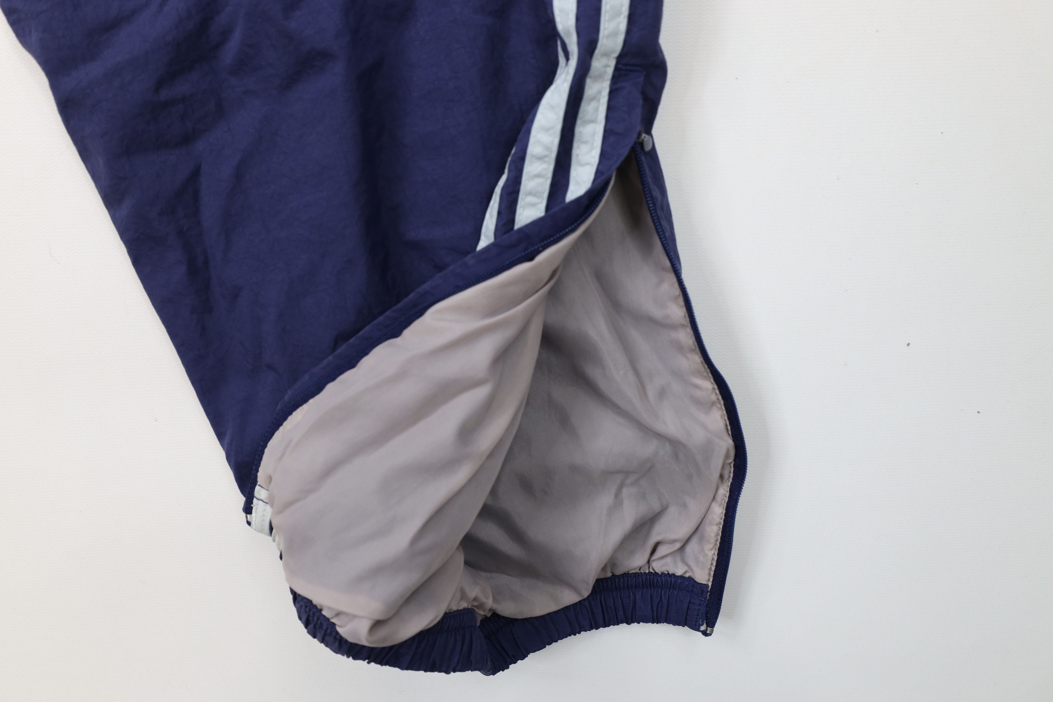 Adidas × Vintage Vintage 90s Adidas Cuffed Nylon Windbreaker Joggers Pants Size US 36 / EU 52 - 5 Thumbnail