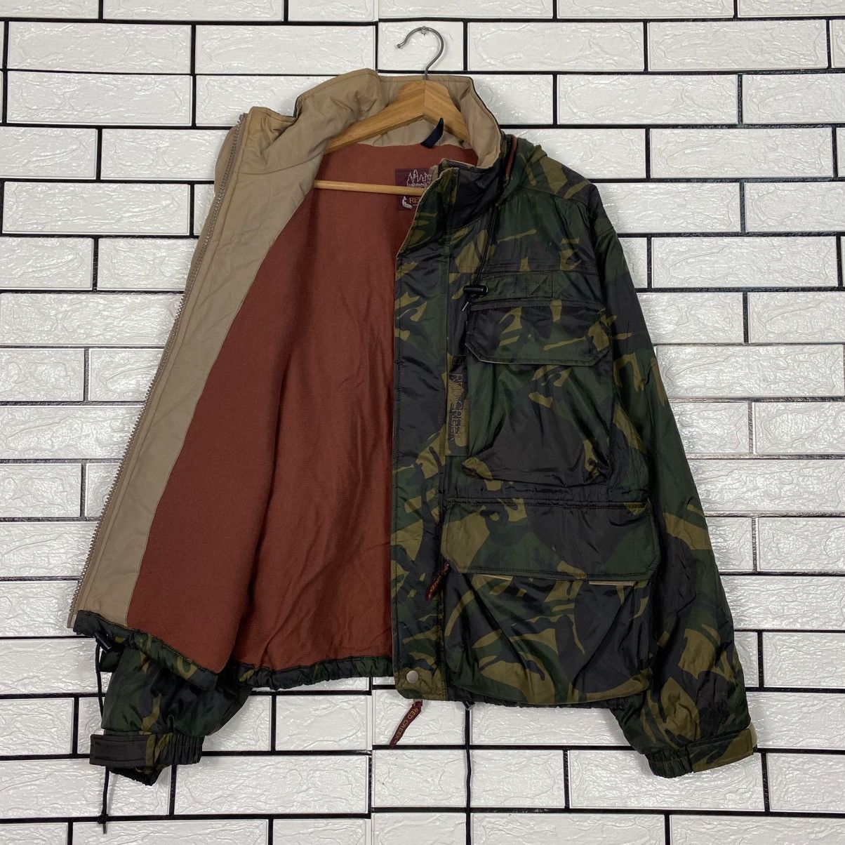 Japanese Brand 📌Red Creek Bomber Jacket Camouflage Blanket Insulated Size US M / EU 48-50 / 2 - 13 Thumbnail