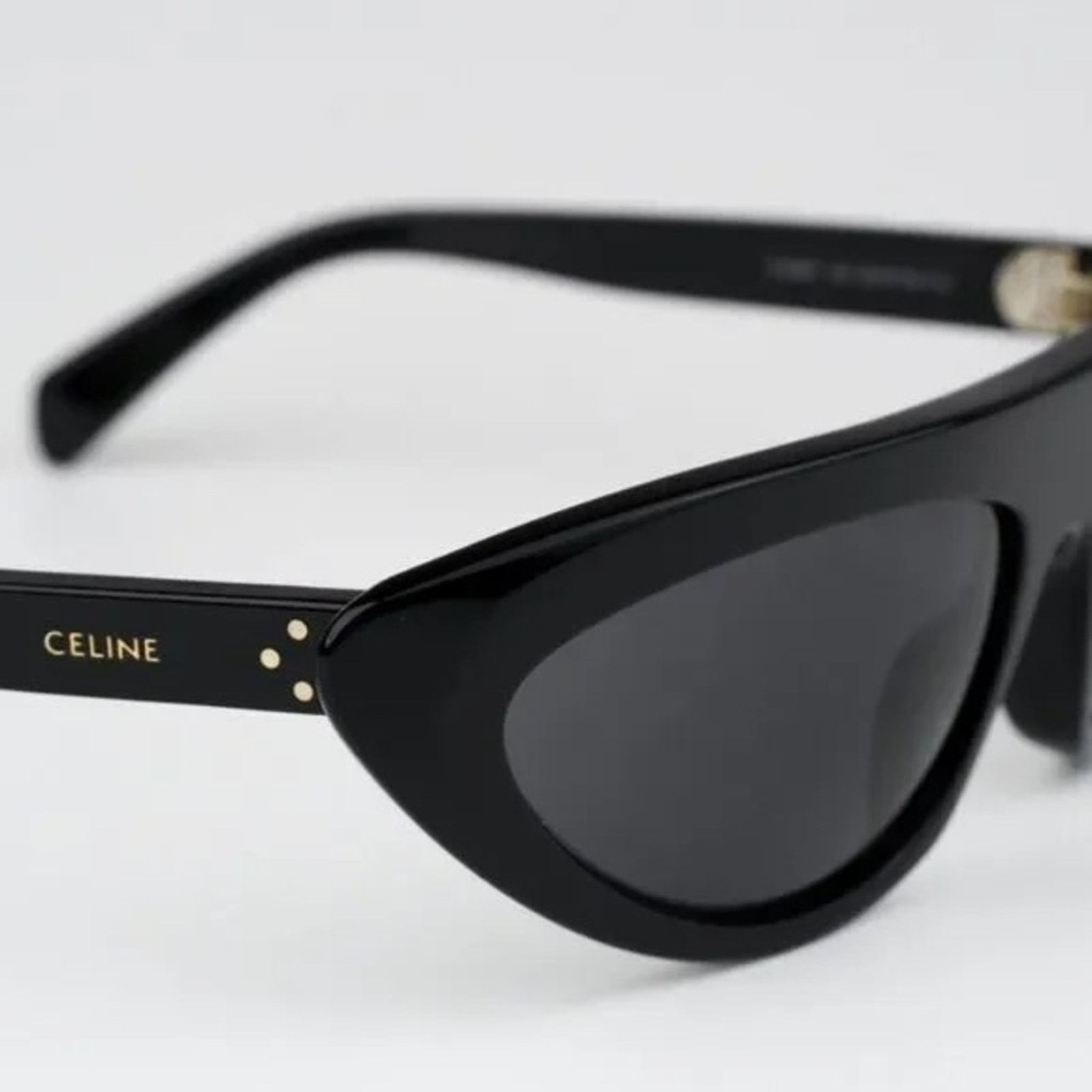Celine New! Celine CL40261I 01A Glossy Black Sunglasses, Authentic Size ONE SIZE - 7 Thumbnail