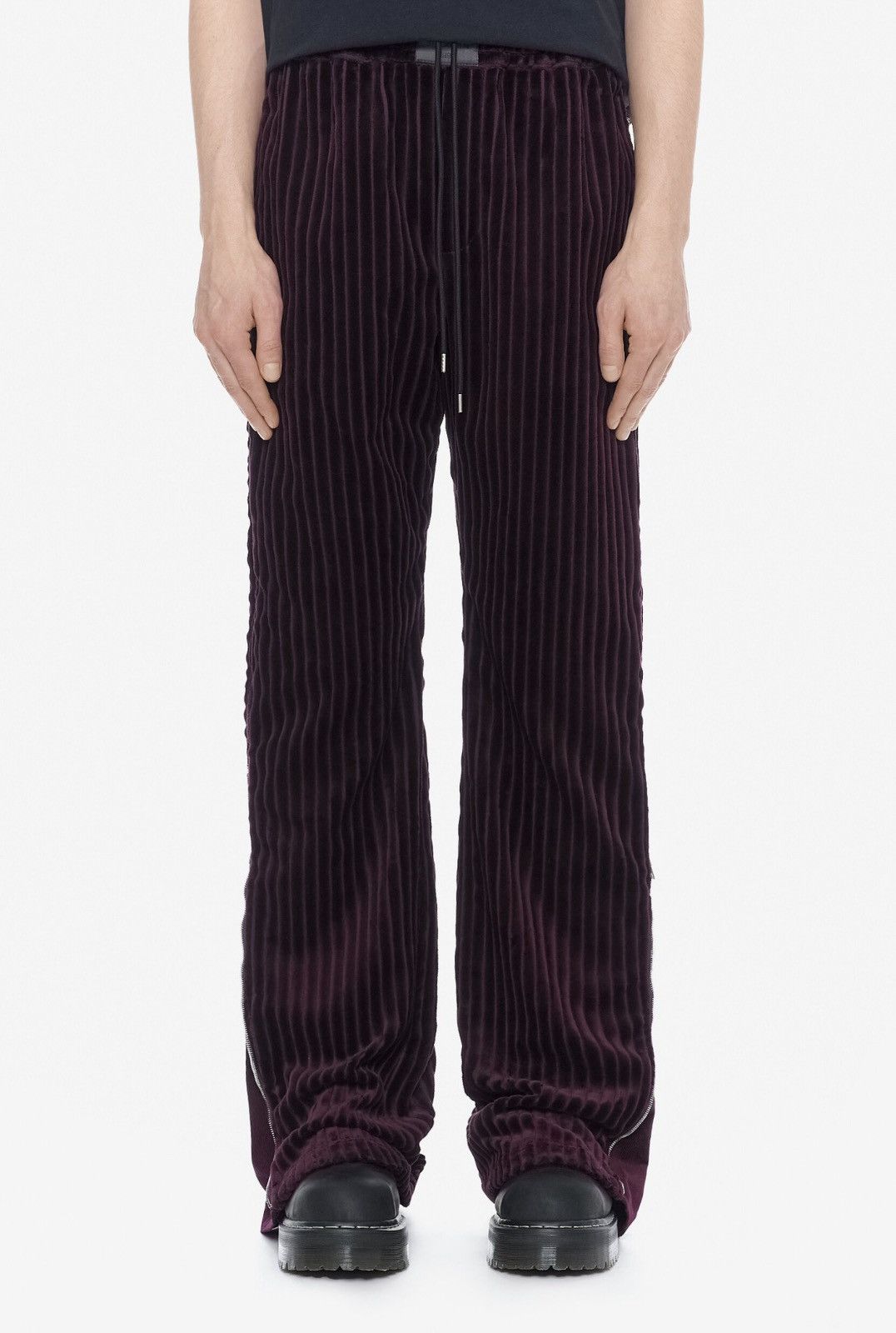 Acne Studios Last Acne Studios Preko Burgundy Corduroy Zip Trousers Size US 32 / EU 48 - 1 Thumbnail