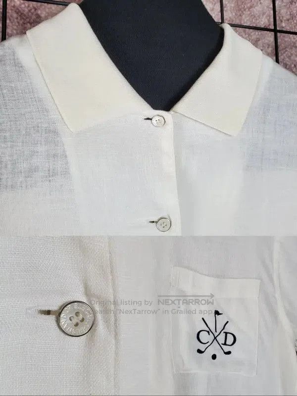 Dior Dior Embroidered Logo Short Sleeve Polo Shirt . Size US M / EU 48-50 / 2 - 4 Thumbnail