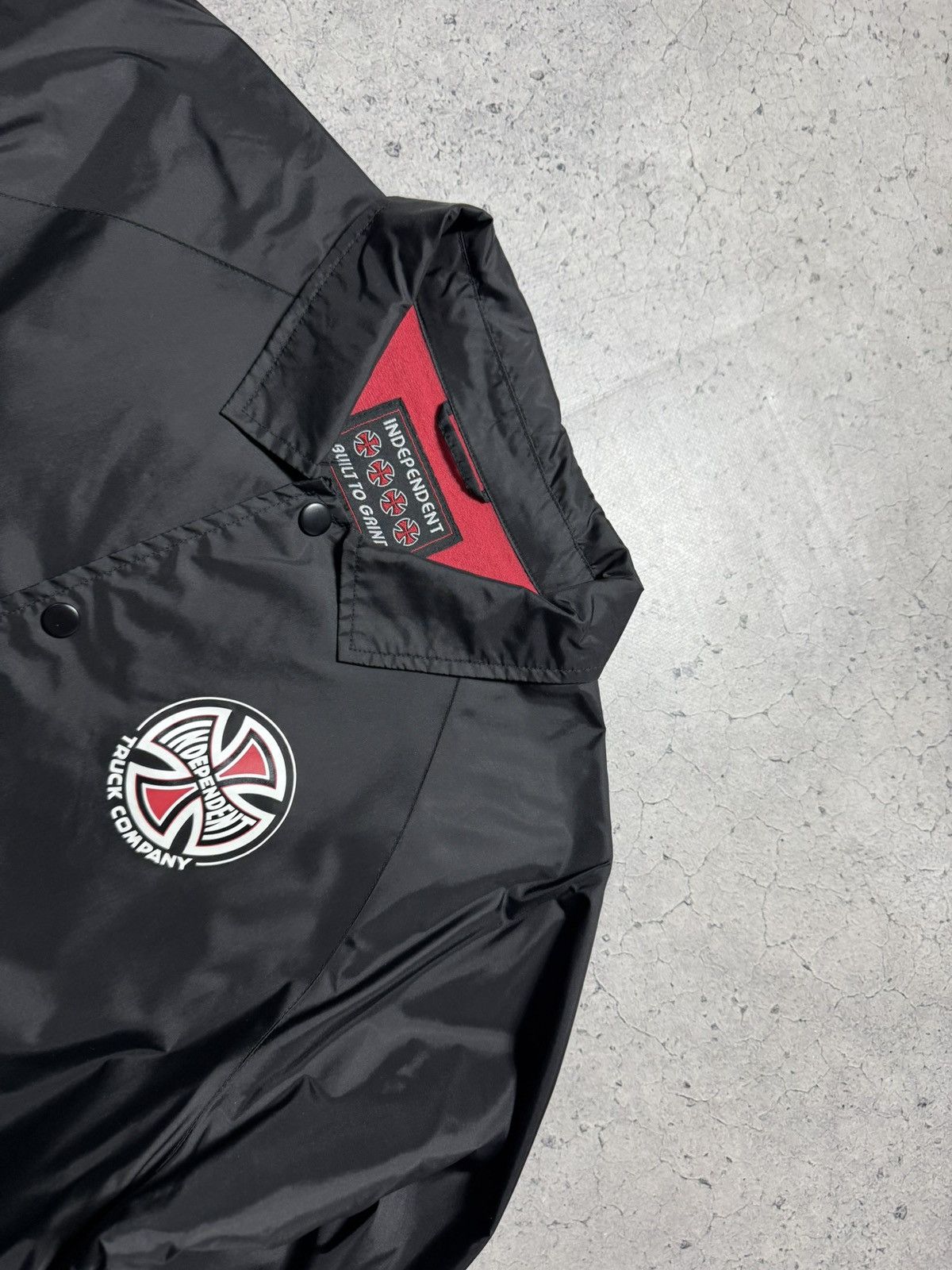 Independent Truck Co. Independent Nylon Overshot Jacket Black Size S Skate Size US S / EU 44-46 / 1 - 4 Thumbnail