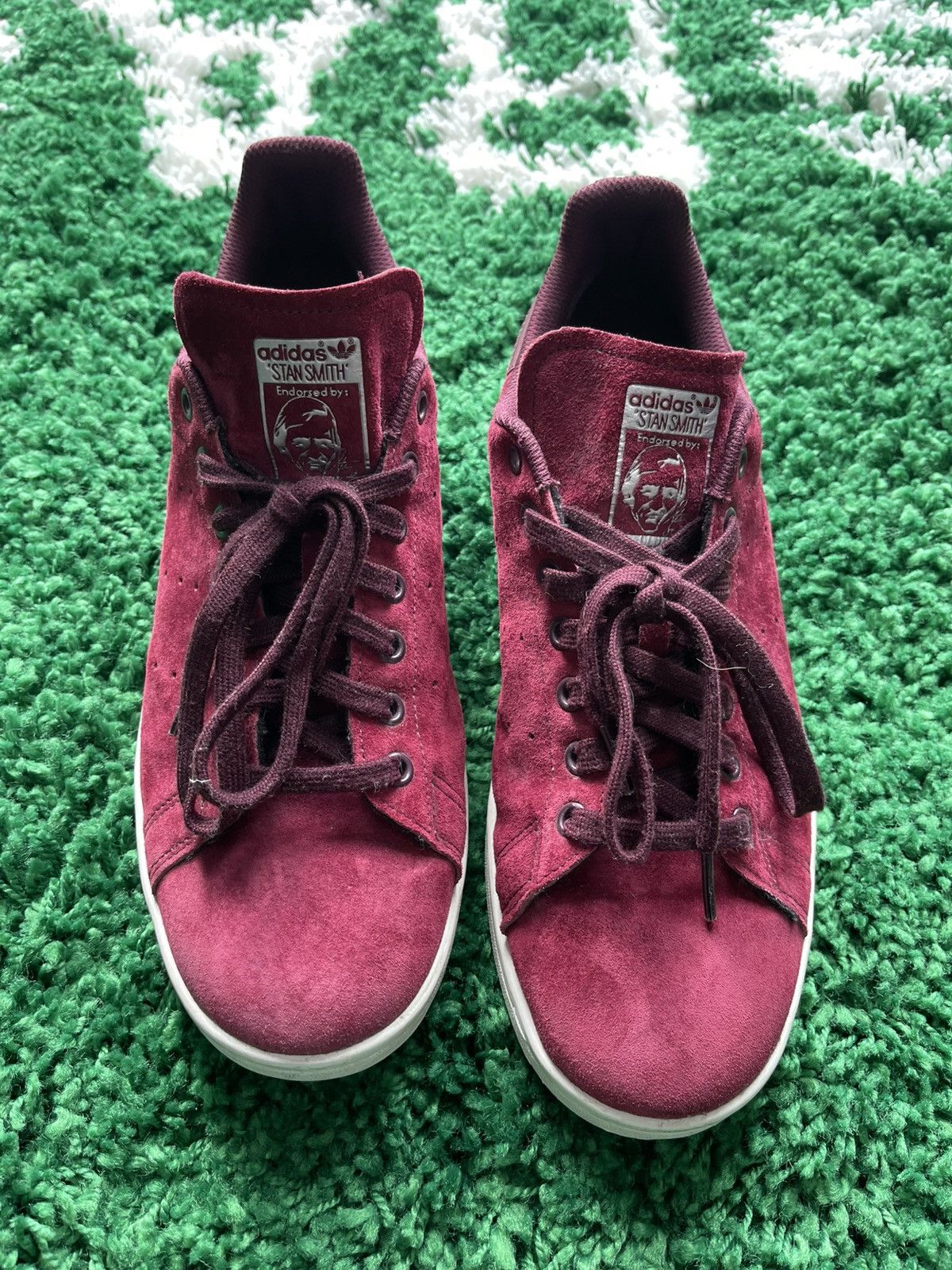 Adidas Stan Smith Suede Maroon Size US 11 / EU 44 - 1 Thumbnail
