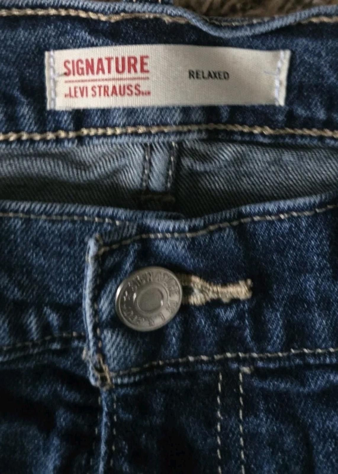Levi's Levi Straus Signature Relaxed Blue Jeans Pants 32x30 Wash Size US 32 / EU 48 - 4 Thumbnail