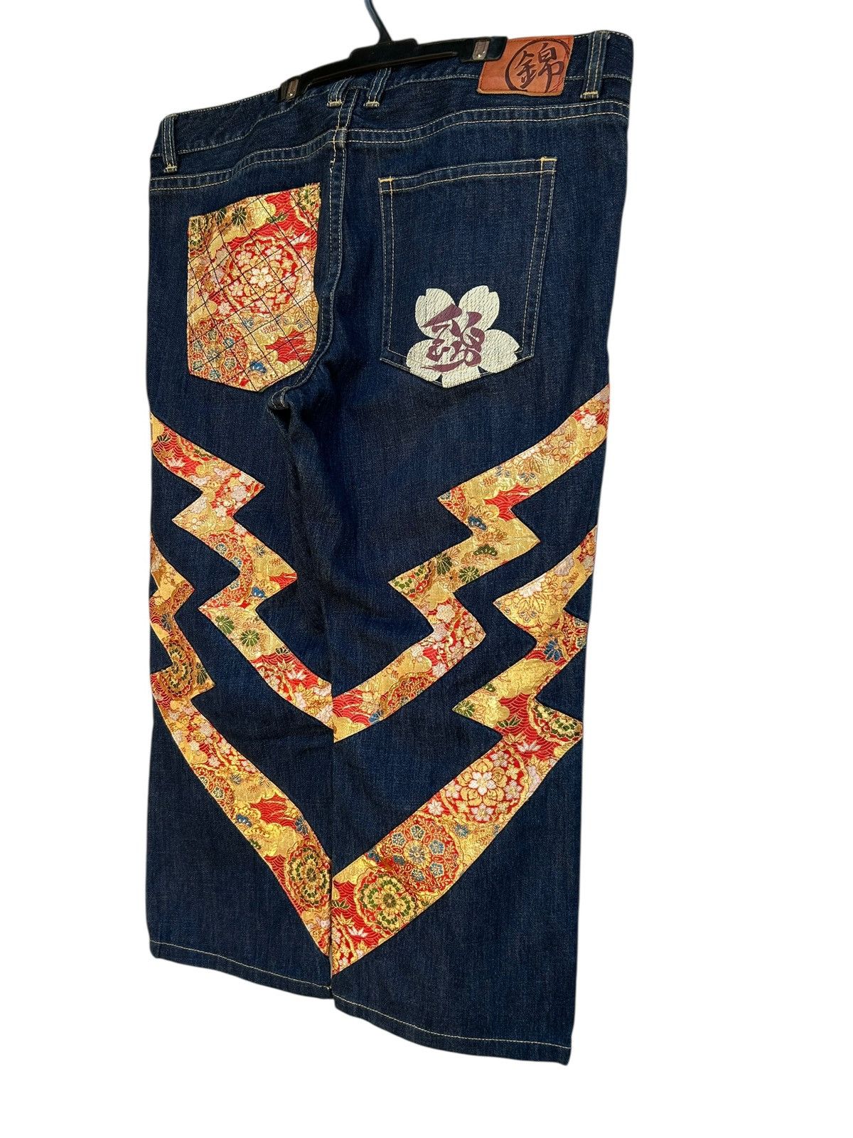Japanese Brand × Kapital × Vintage Karakuri Tamashii Inspired Japanese Nishiki Denim Jeans Size US 40 / EU 56 - 7 Thumbnail