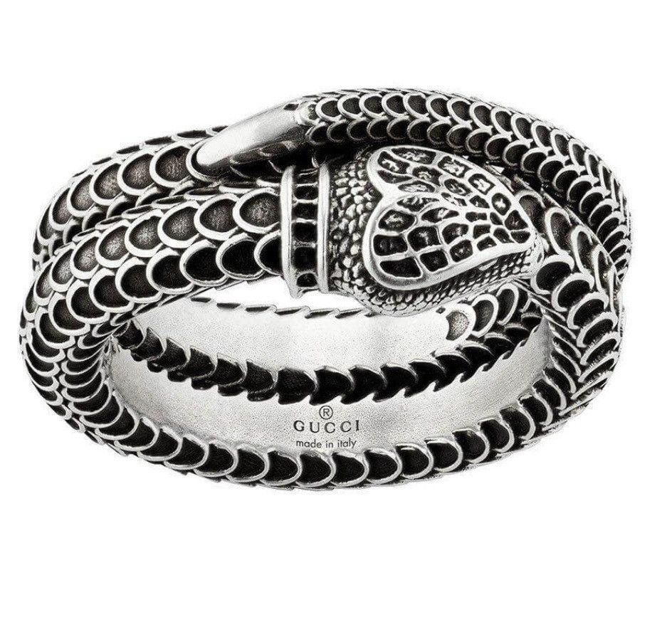 Gucci Gucci Garden Snake Ring Silver 925 Size ONE SIZE - 1 Thumbnail