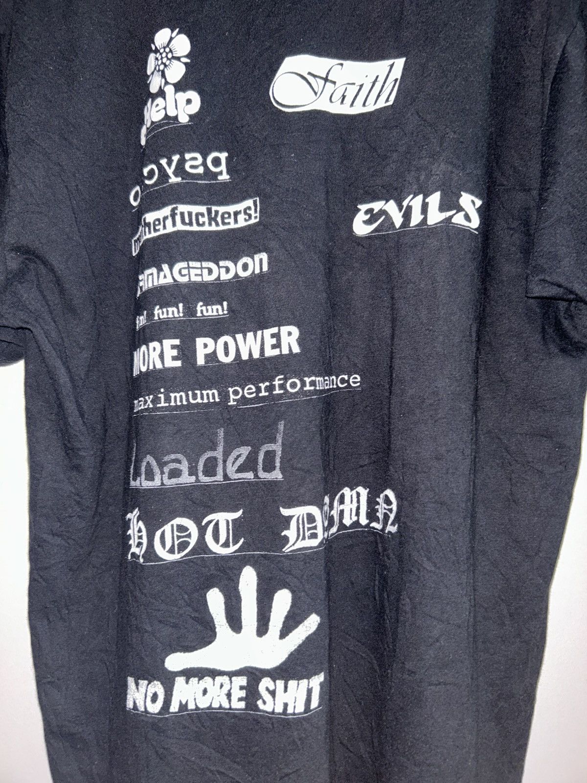 Supreme No More Shit Black Tee Size US L / EU 52-54 / 3 - 11 Thumbnail