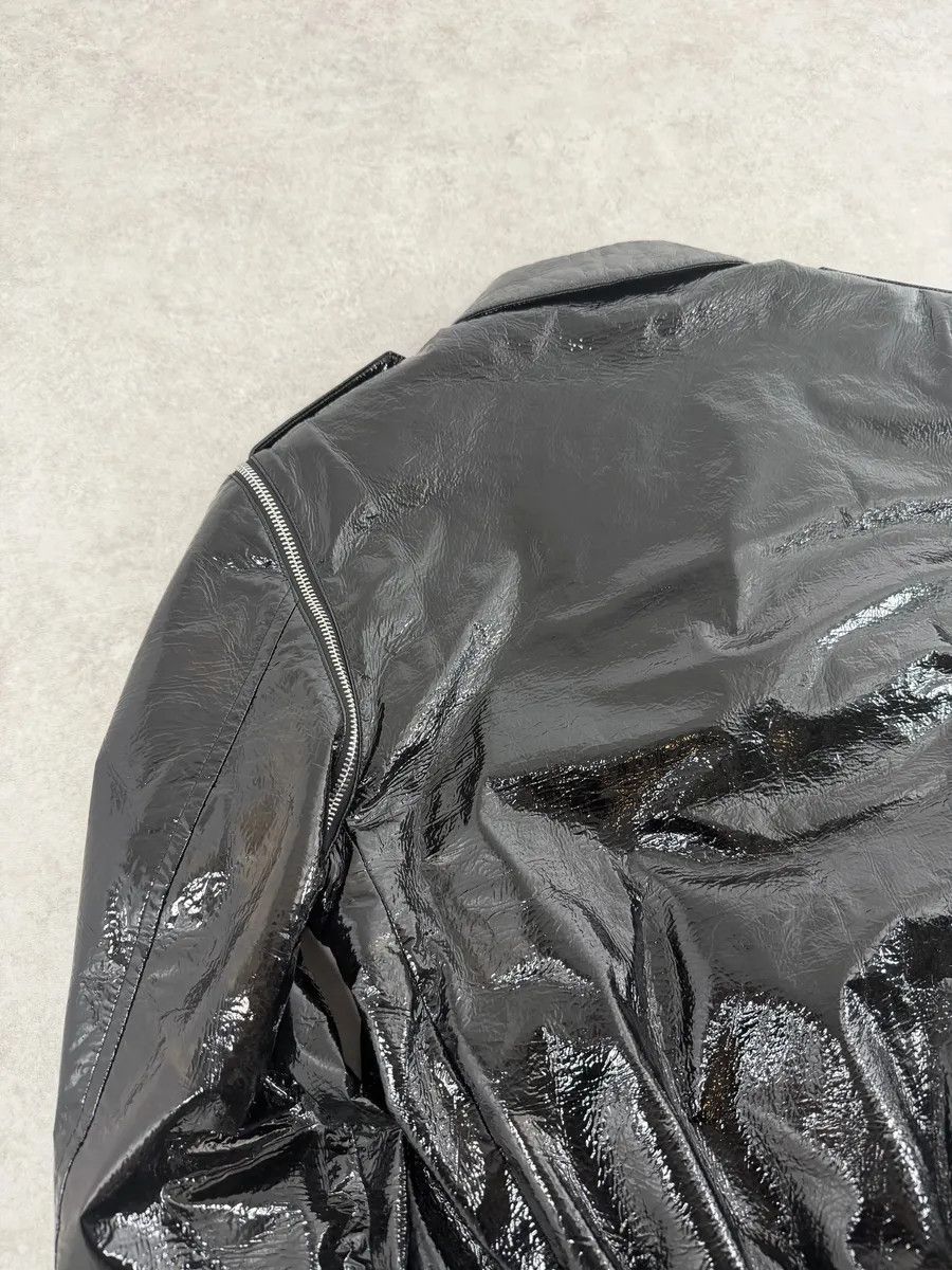 Saint Laurent Paris AW2015 Saint Laurent Black Patent Leather Multi Zip Jacket by Hedi Slimane Size US S / EU 44-46 / 1 - 15 Thumbnail