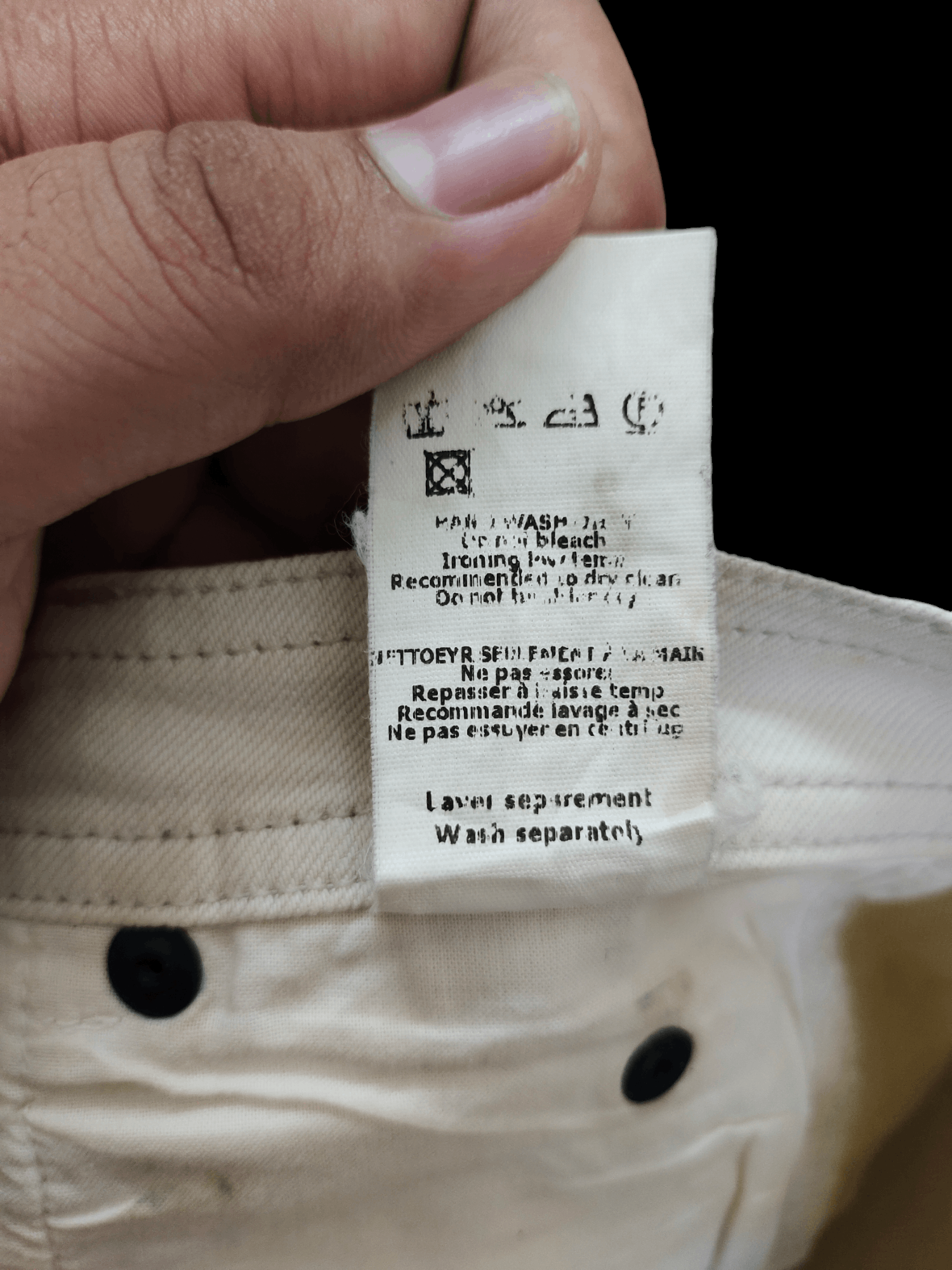 Jil Sander Jil Sander Lampo Zipper Navy Cream Denim Pants Skinny Fit Size 28" / US 6 / IT 42 - 19 Thumbnail