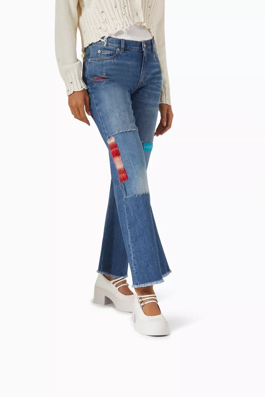 Marni o1s22i1n0525 Mary Jane Pablo Boots in White Size US 8 / IT 38 - 2 Thumbnail