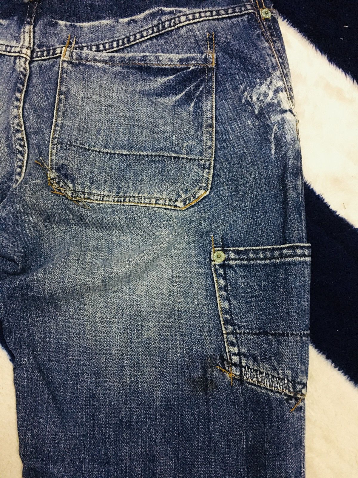 Jean × The Unbranded Brand Unbranded Nice Design Jeans (18) Size US 34 / EU 50 - 18 Thumbnail