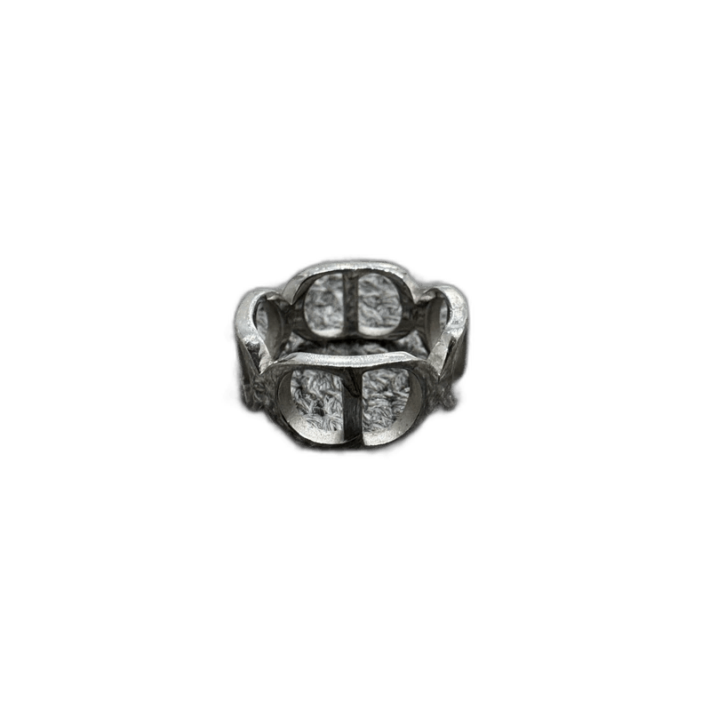Dior Dior Silver Hollow Ring Size M-2506 Size ONE SIZE - 1 Thumbnail