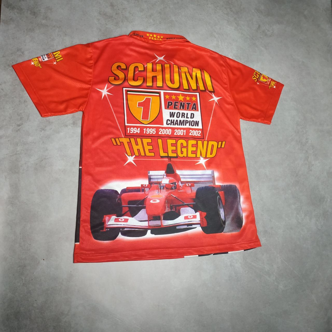 Ferrari Vintage Ferrari Michael Schumacher Formula 1 Jersey Tee Size US S / EU 44-46 / 1 - 5 Thumbnail
