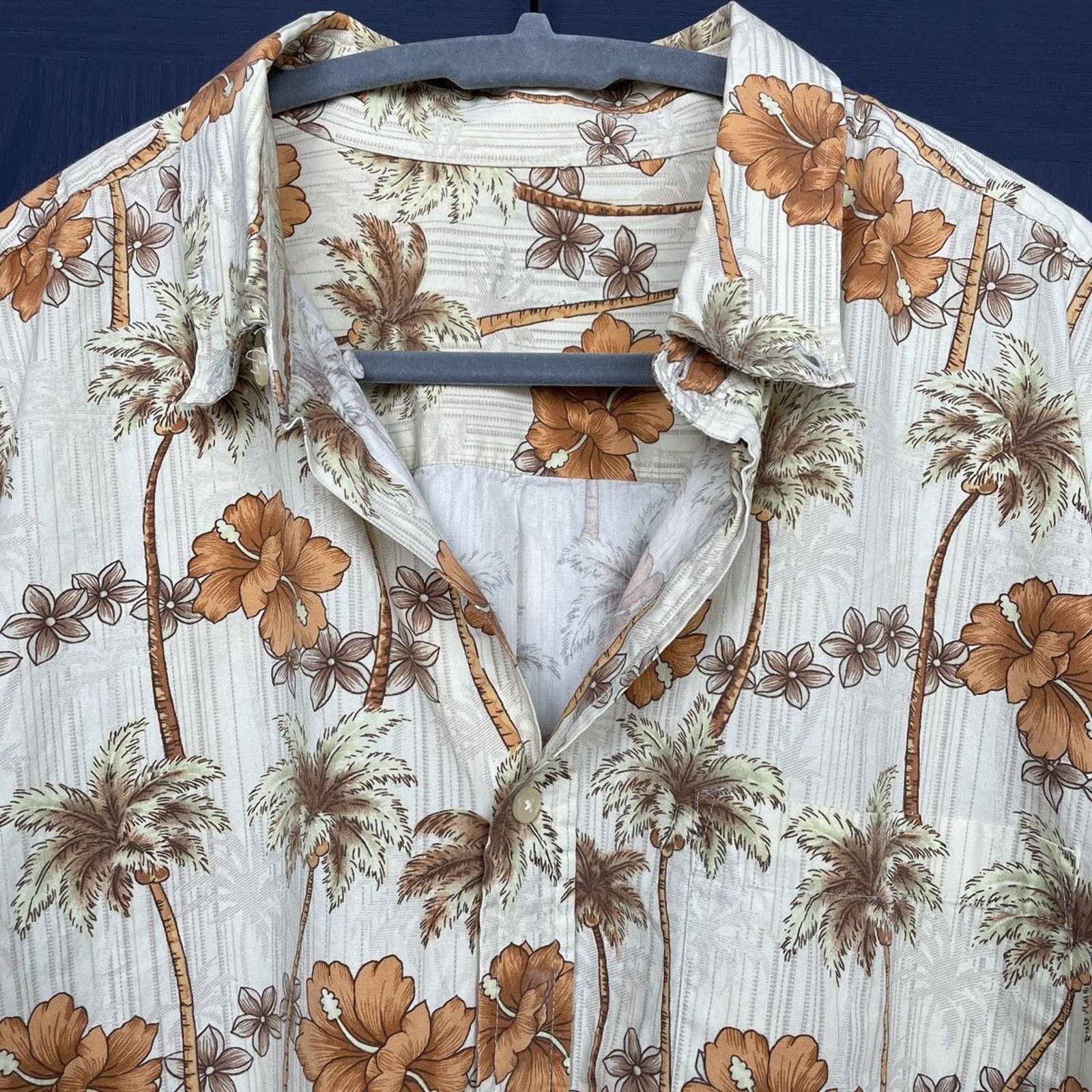 Harley Davidson × Japanese Brand × Vintage 🏝️PALM TREE/FLOWER HAWAIIAN SHIRT Size US XL / EU 56 / 4 - 2 Thumbnail