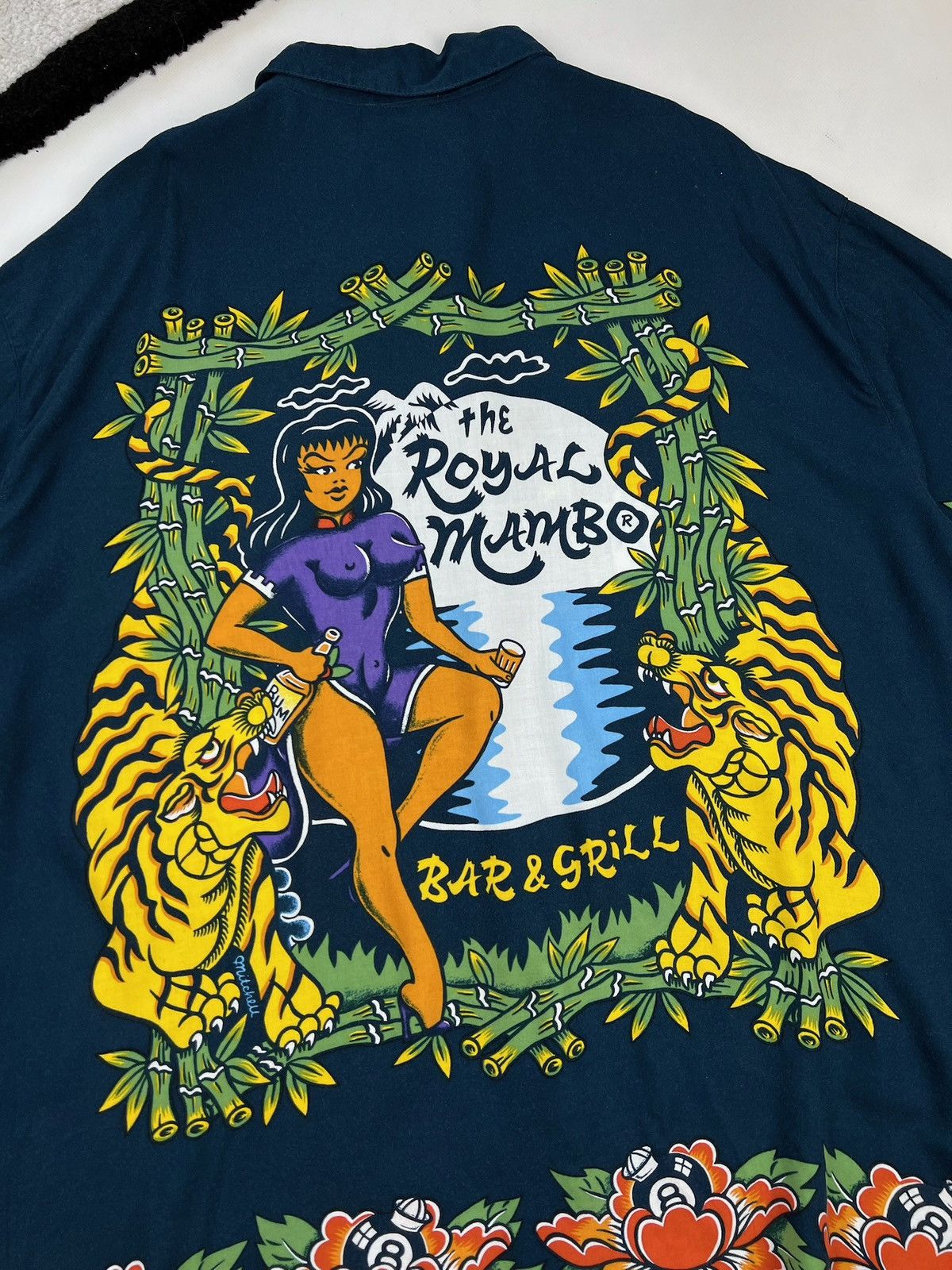 Mambo vintage mambo shirt the royal mambo Tiger and sexy lady Size US M / EU 48-50 / 2 - 8 Thumbnail