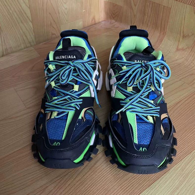 Balenciaga Balenciaga Black and green shoes 2502-Nextarrow Size US 7 / EU 40 - 2 Thumbnail