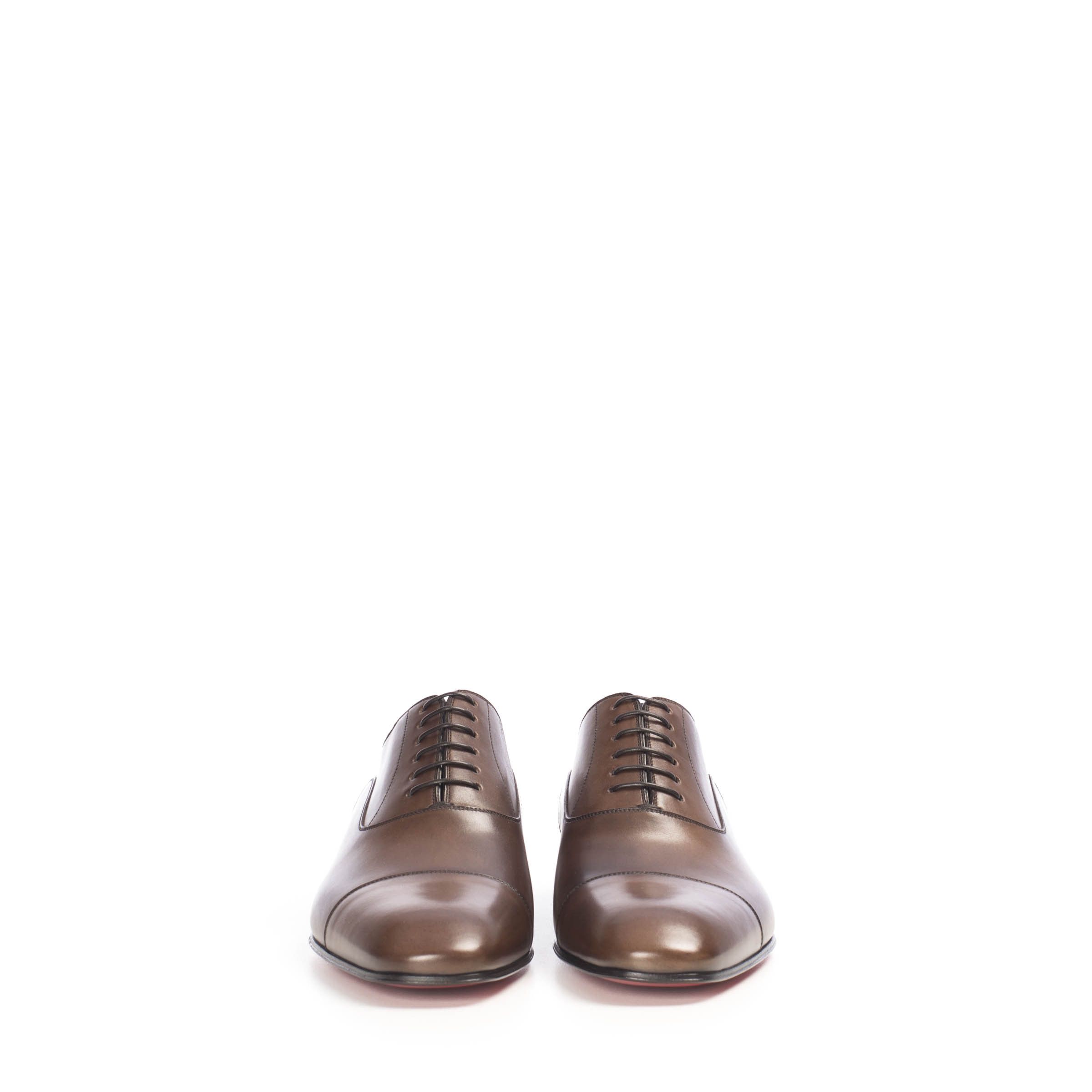 Brown Patinated Leather Greggo Oxford Shoes