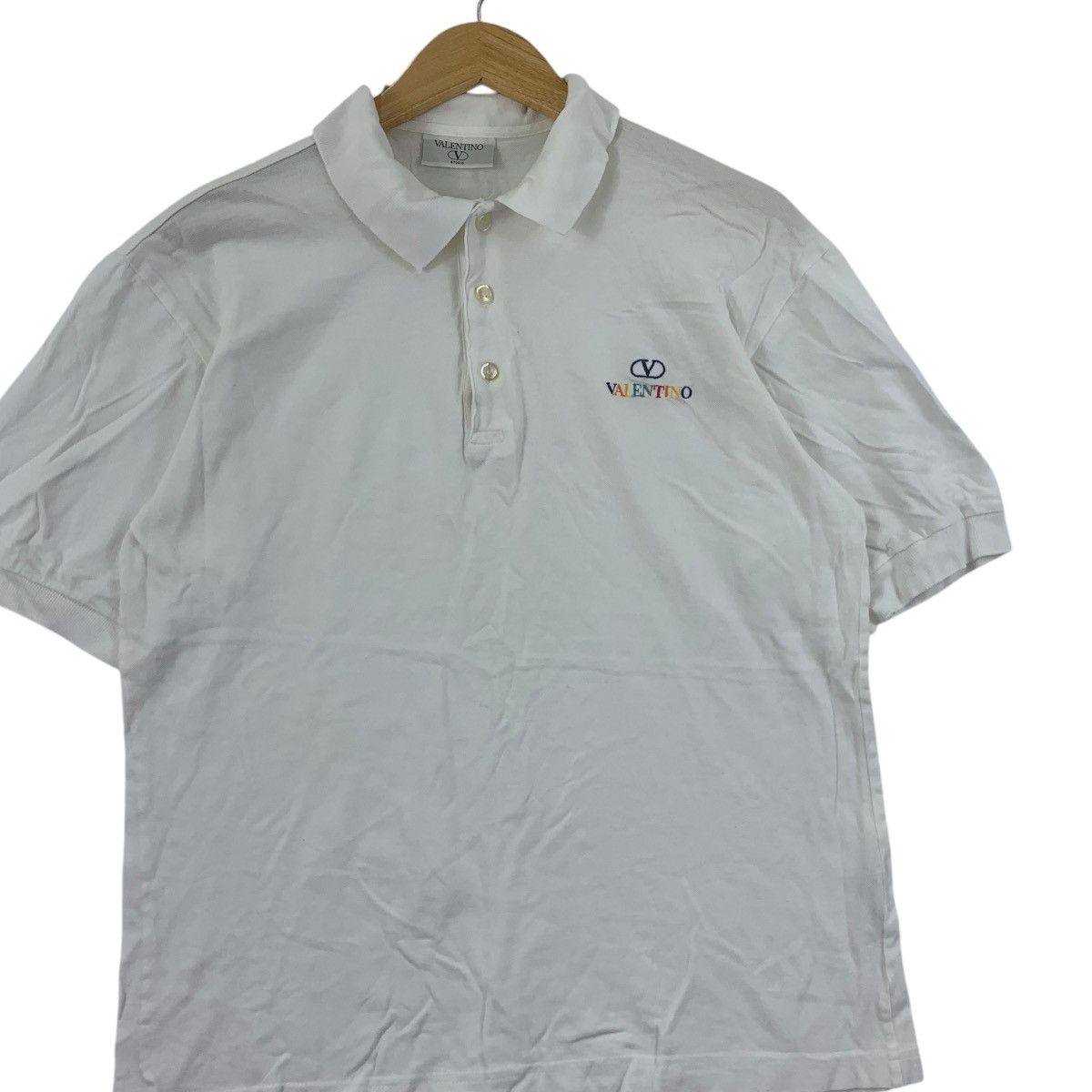 Valentino Vintage VALENTINO ITALY STUDIO Collection Polo Tee Shirt Size US M / EU 48-50 / 2 - 3 Thumbnail