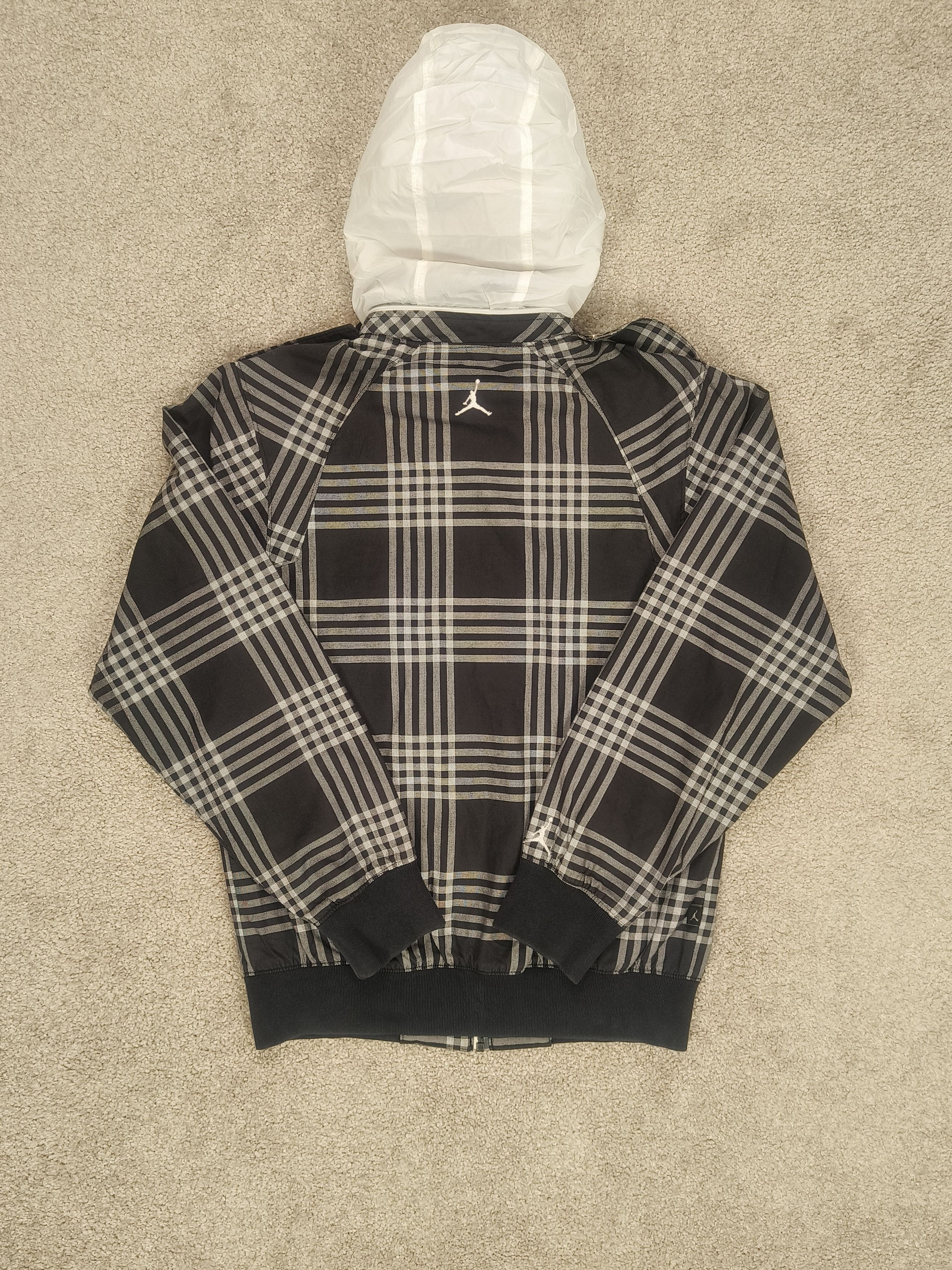 Jordan Brand Jordan Brand Plaid Check Hoodie Full Zip Streetwear Jacket Size US S / EU 44-46 / 1 - 5 Thumbnail