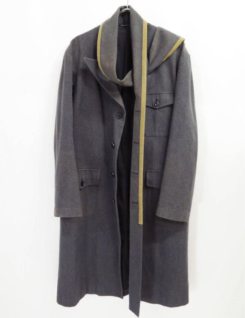 Yohji Yamamoto Yohji Yamamoto 17aw stole docking long coat Size US M / EU 48-50 / 2 - 3 Thumbnail