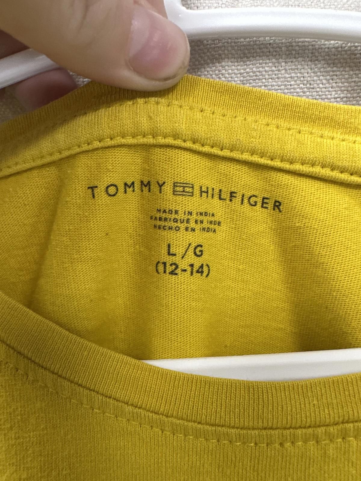 Tommy Hilfiger Tommy Hilfiger Youth Long Sleeve Tee - Vintage Yellow Size US XXS / EU 40 - 3 Thumbnail