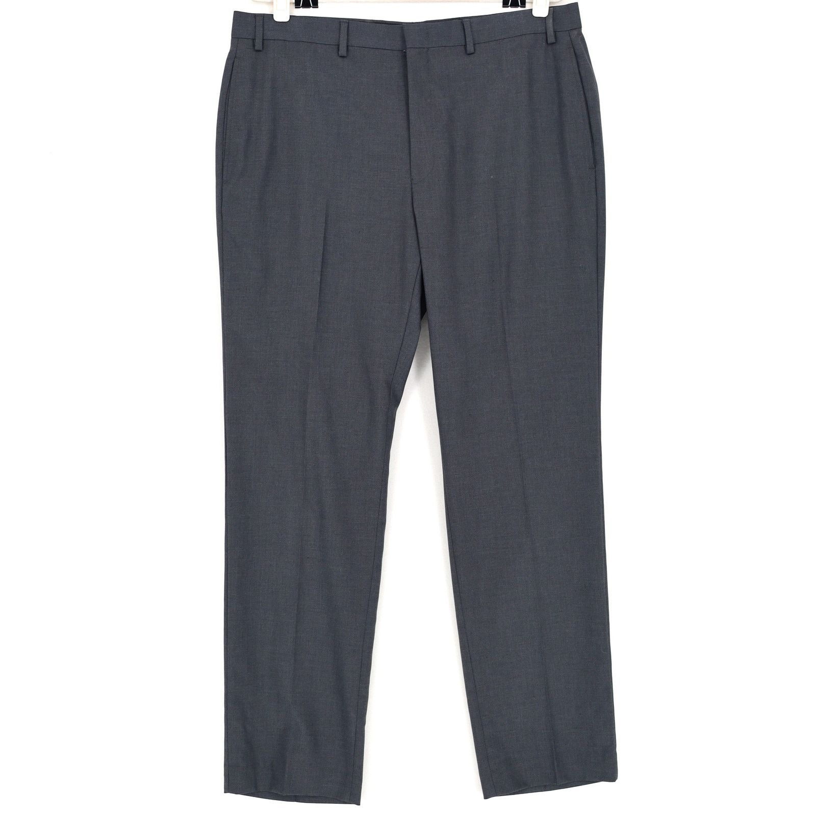 The Unbranded Brand Marc New York by Andrew Marc Men's Grey Dress Pants 36x32 Size US 36 / EU 52 - 4 Thumbnail