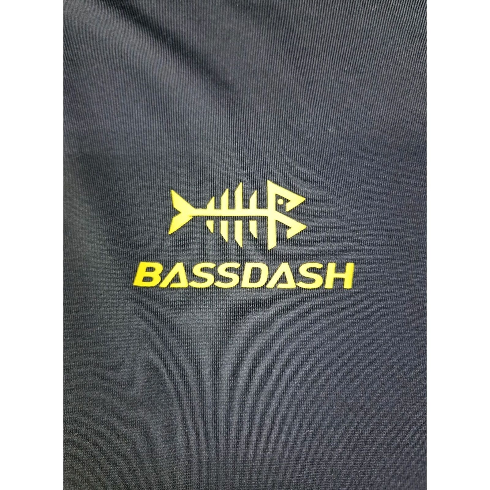 Vintage BassDash Mens Short Sleeve Fishing Shirt UPF 50 UV Stretch Black 3XL #6982 Size US XXL / EU 58 / 5 - 4 Thumbnail