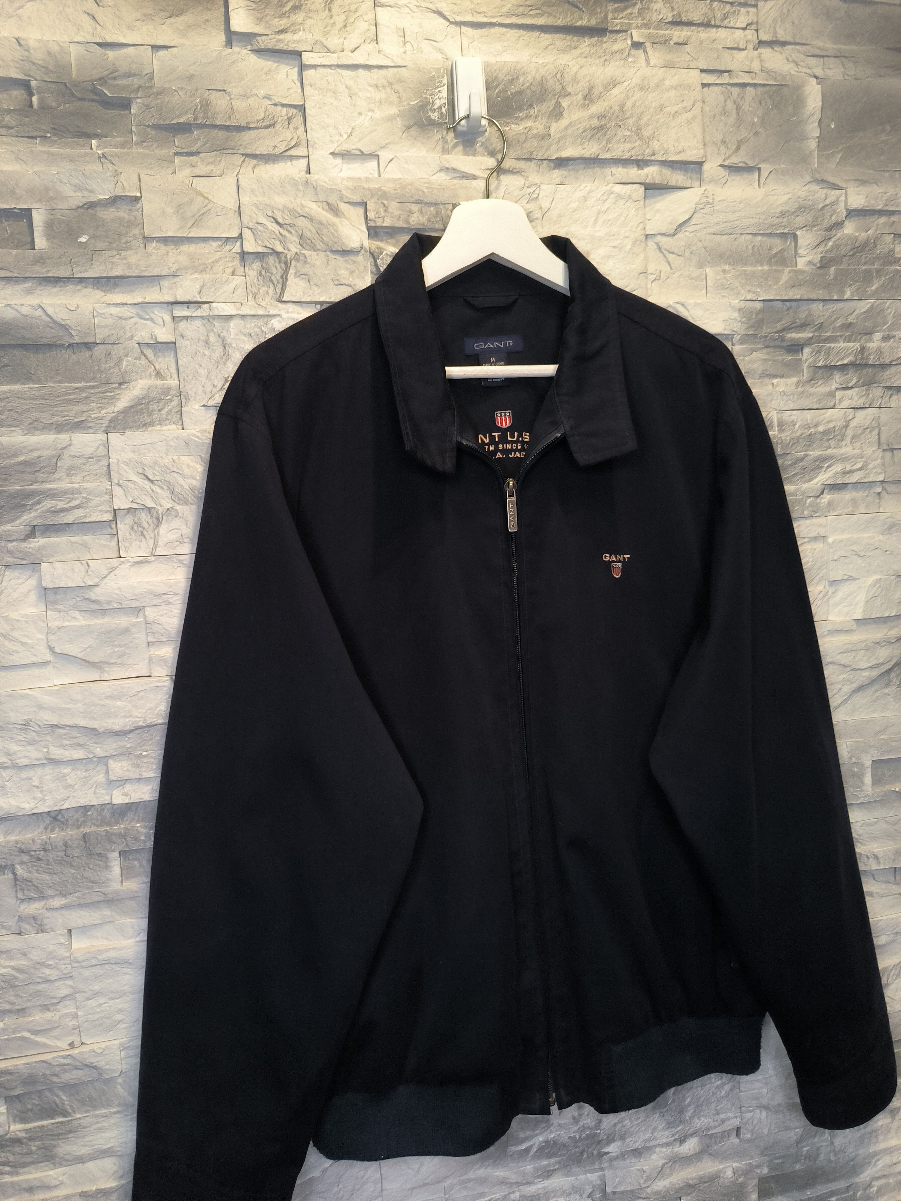 Gant Vintage Gang USA Navy Bomber Jacket Size US M / EU 48-50 / 2 - 4 Thumbnail