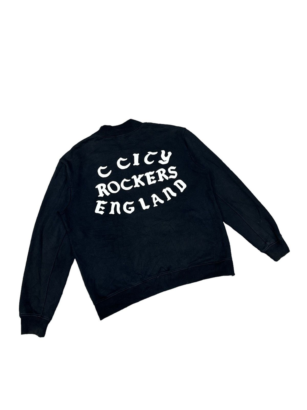 Band Tees VINTAGE 1990s CLASH CITY ROCKERS ENGLAND SWEATSHIRT ZIPPER Size US XL / EU 56 / 4 - 1 Thumbnail