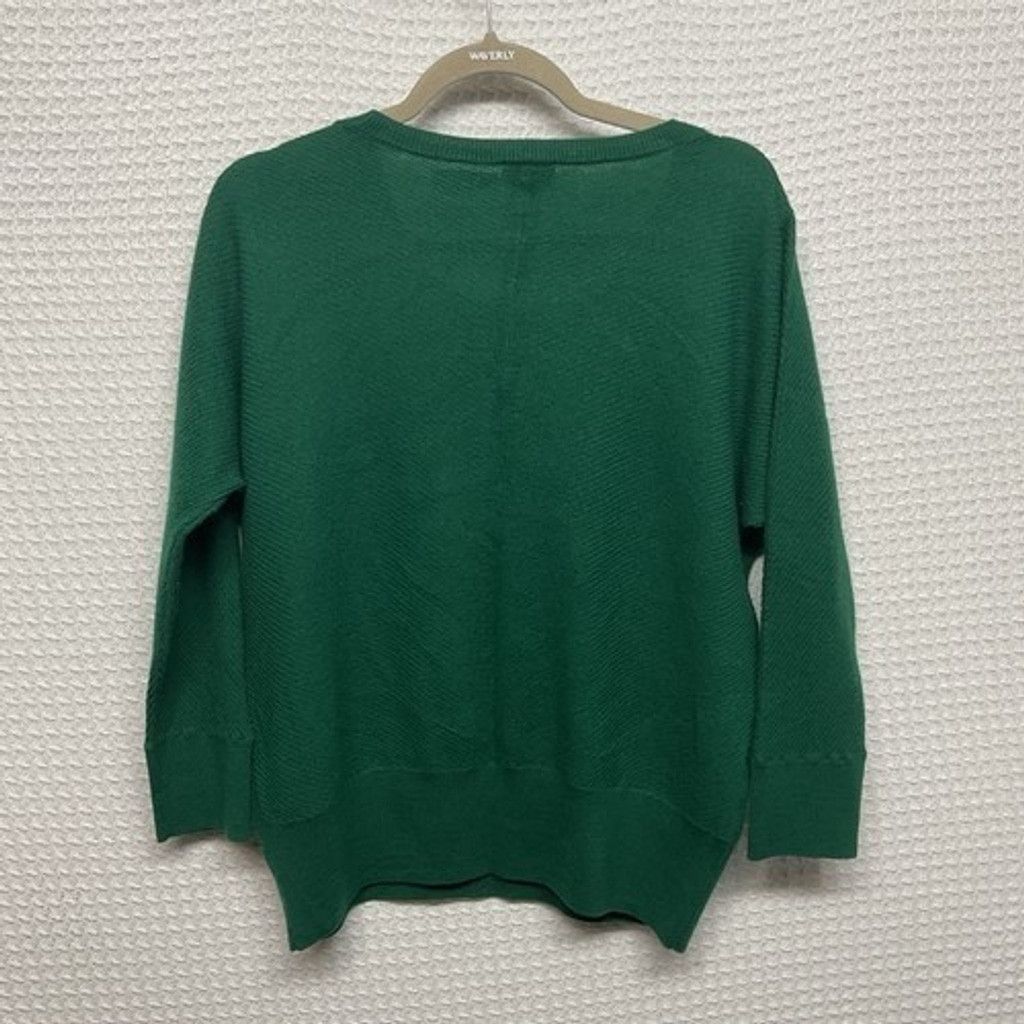 Talbots Talbots Green Wool 3/4 Sleeve ScoopNeck Sweater Women Large Size L / US 10 / IT 46 - 8 Thumbnail