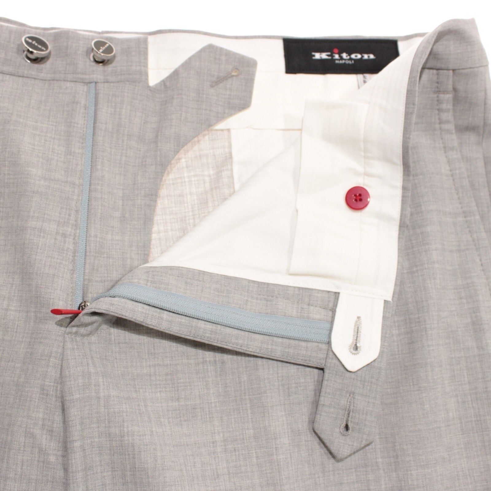 Kiton Kiton New with tags Dress Pants Size 42 US In Gray Size US 42 / EU 58 - 3 Thumbnail