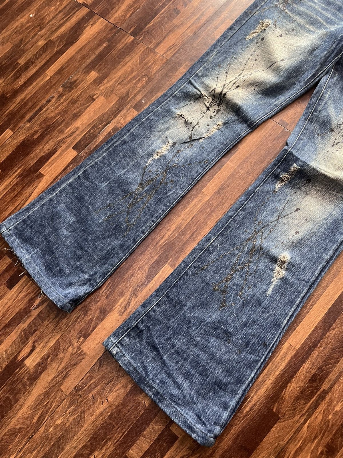 Vintage Japanese y2k GladNews Cut Bray Jeans Size US 31 - 3 Thumbnail