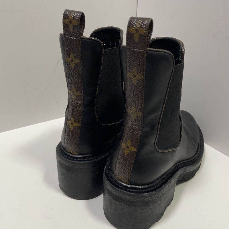 Louis Vuitton Louis Vuitton Black Chelsea Boots - Size US 7.5 / EU 40-41 - 8 Thumbnail